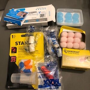 Ear Plugs for Sleeping,  Noise Cancelling, various types